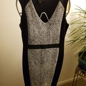 Black and white dress